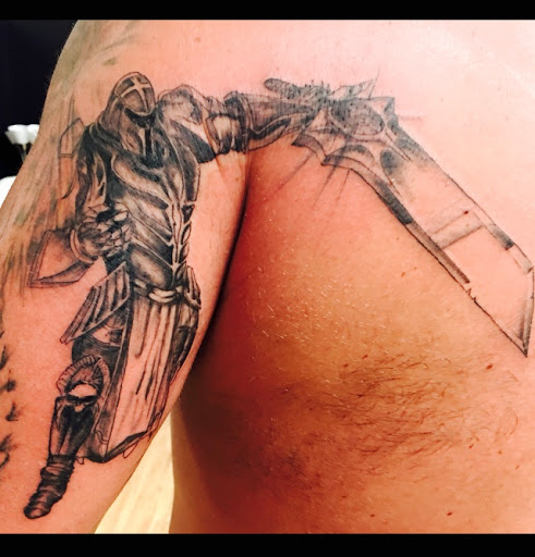 Explore horror sleeve tattoo ideas, creative tattoo ideas in Lake Havasu City, available at 303Tattoo