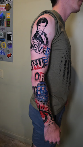 Explore quote tattoo ideas for men, creative tattoo ideas in Culver City, available at Art Collector Tattoo