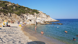 Thalatta beach'in fotoğrafı uçurumlarla desteklenmiş