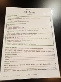 Menu / carte de Maison Bohème - Restaurant Marseille 6 à Marseille
