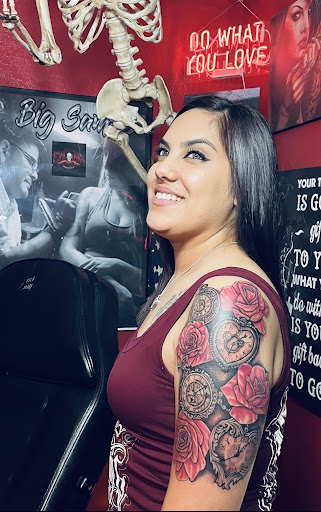 Explore picasso tattoo ideas, creative tattoo ideas in Midland, available at The Company Ink