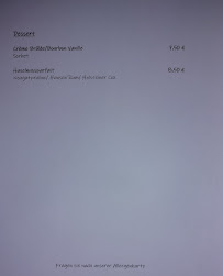 Cafe - Restaurant Sonne und Meer à Niesgrau carte