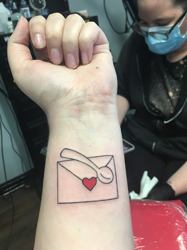 Explore sleeve tattoo ideas family, creative tattoo ideas in Hanceville, available at Dodge City Tattoo Company