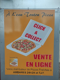 Pizza du Pizzas à emporter Pizza En Distributeur Automatique - À l'Eau Tonton Pizza à Ambarès-et-Lagrave - n°2