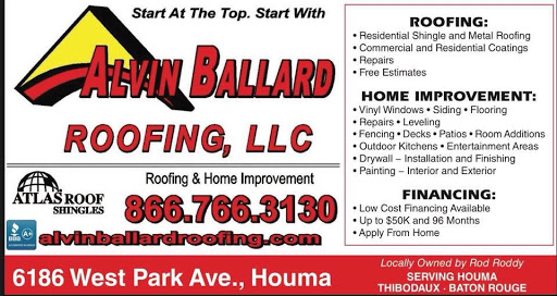 Alvin Ballard Roofing & Home Improvement in Thibodaux, Louisiana