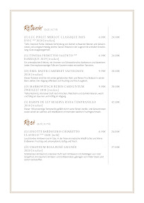 Carte du Hewad Restaurant à Munich