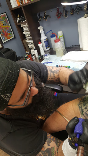 Tattoo Shop «Two Headed Dog Tattoo Studio», reviews and photos, 189 Changebridge Rd #3, Montville, NJ 07045, USA