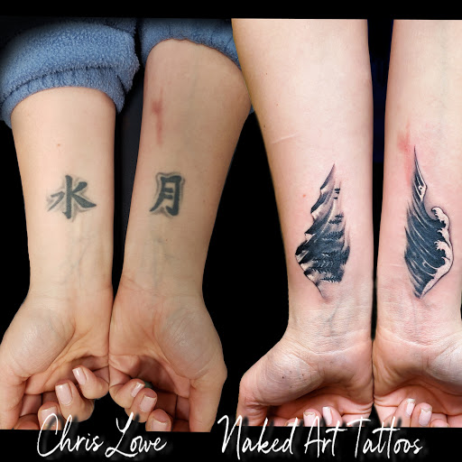 Explore elbow tattoo ideas men, creative tattoo ideas in Odenton, available at Naked Art Tattoos