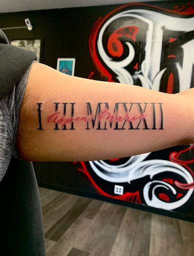 Explore sticker tattoo ideas, creative tattoo ideas in Silver City, available at Independent Ink Tattoo