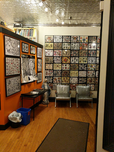 Explore quilt tattoo ideas, creative tattoo ideas in Jamaica Plain, available at Fat Rams Pumpkin Tattoo
