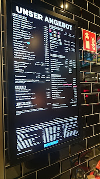 Menu du McDonald's à Buchholz in der Nordheide