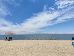 Foto von Sherwood Beach mit lange, gerade küste