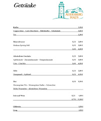 Auersberg Haus à Eibenstock menu