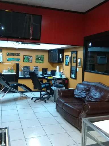 Explore world map tattoo ideas, creative tattoo ideas in Lafayette, available at Ink Gallery Tattoos