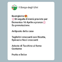Restaurant Agriturismo Il Borgo degli Ulivi à Cassano delle Murge - menu / carte