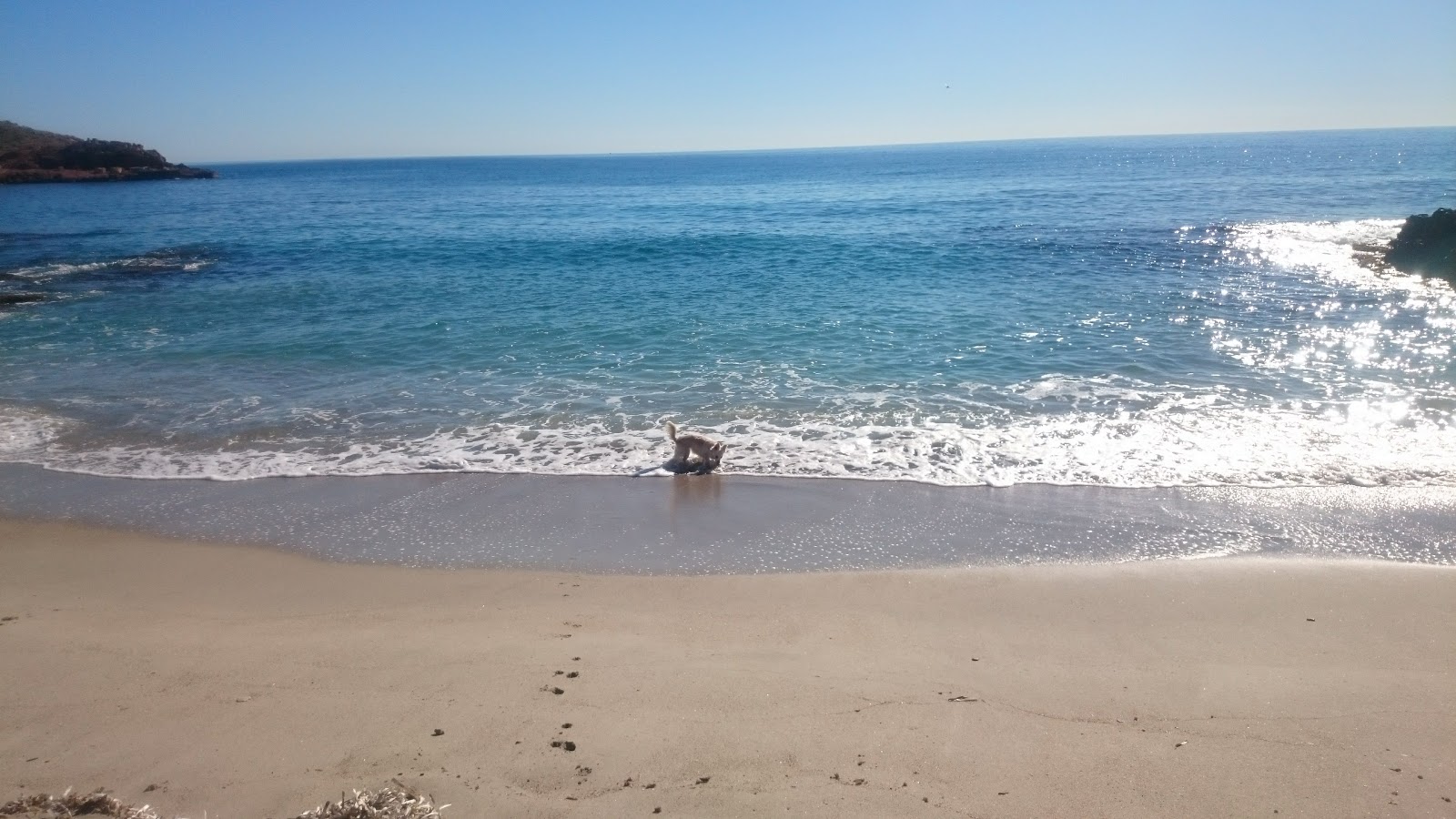 Foto de Cala Desnuda localizado em área natural