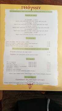 Restaurant L'odyssée à Fontenay-aux-Roses - menu / carte