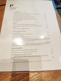 Menu du Restaurant Passerini à Paris