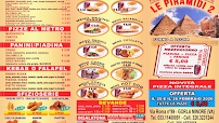 Menu / carte de Le Piramidi Kebab à Gorla Minore