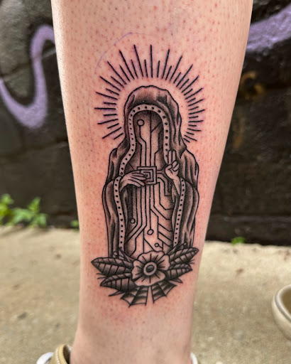 Explore infinity tattoo ideas for men, creative tattoo ideas in Buffalo, available at True Gloom Tattoo Studio