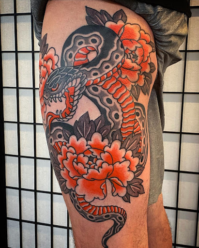 Explore jurassic park tattoo ideas, creative tattoo ideas in Royal Oak, available at 4th Street Tattoo Company