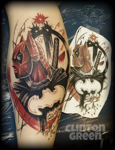 Explore negative tattoo ideas, creative tattoo ideas in Harrison, available at Flying Monkey Tattoo Parlour