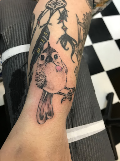 Explore warrior tattoo sleeve ideas, creative tattoo ideas in Lake Isabella, available at Sacred heart tattoo