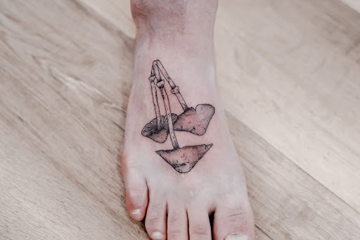 Explore heath ledger joker tattoo ideas, creative tattoo ideas in Logan, available at The White Wasp Tattoo Studio