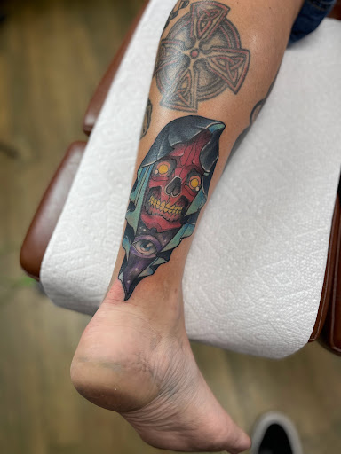 Explore long distance tattoo ideas, creative tattoo ideas in Cabot, available at ELECTRIC PANTHER TATTOO GALLERY