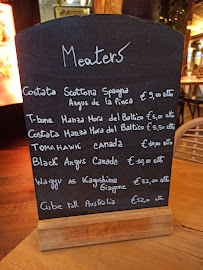Menu du Meaters - Brace Bar à Rome