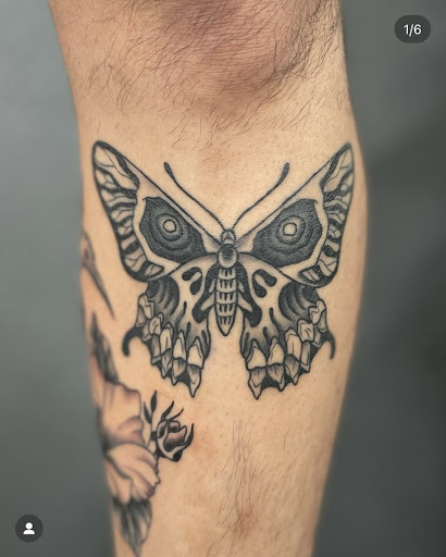 Explore stained glass tattoo ideas, creative tattoo ideas in San Jose, available at The Holy Scythe Tattoo
