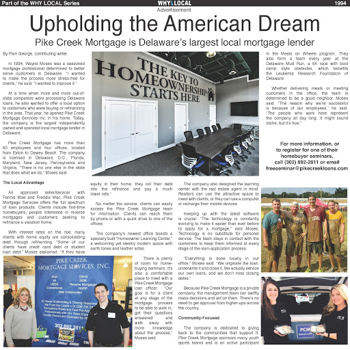 Mortgage Lender «Pike Creek Mortgage Services, Inc.», reviews and photos