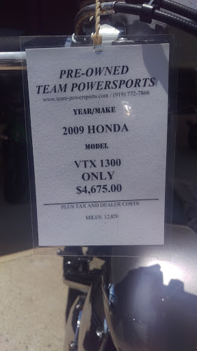 Used Motorcycle Dealer «Team Powersports», reviews and photos, 222 US-70, Garner, NC 27529, USA