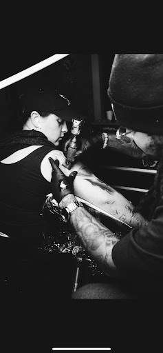 Explore killer whale tattoo ideas, creative tattoo ideas in Southampton, available at Le Uke Tattoo Studio