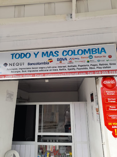 TODO Y MAS COLOMBIA