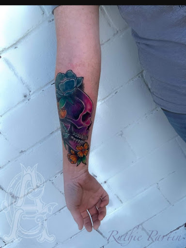 Explore corgi tattoo ideas, creative tattoo ideas in Gainesville, available at Avant Garde TattooNO WALK INSNO PIERCINGSBOOKS FULL