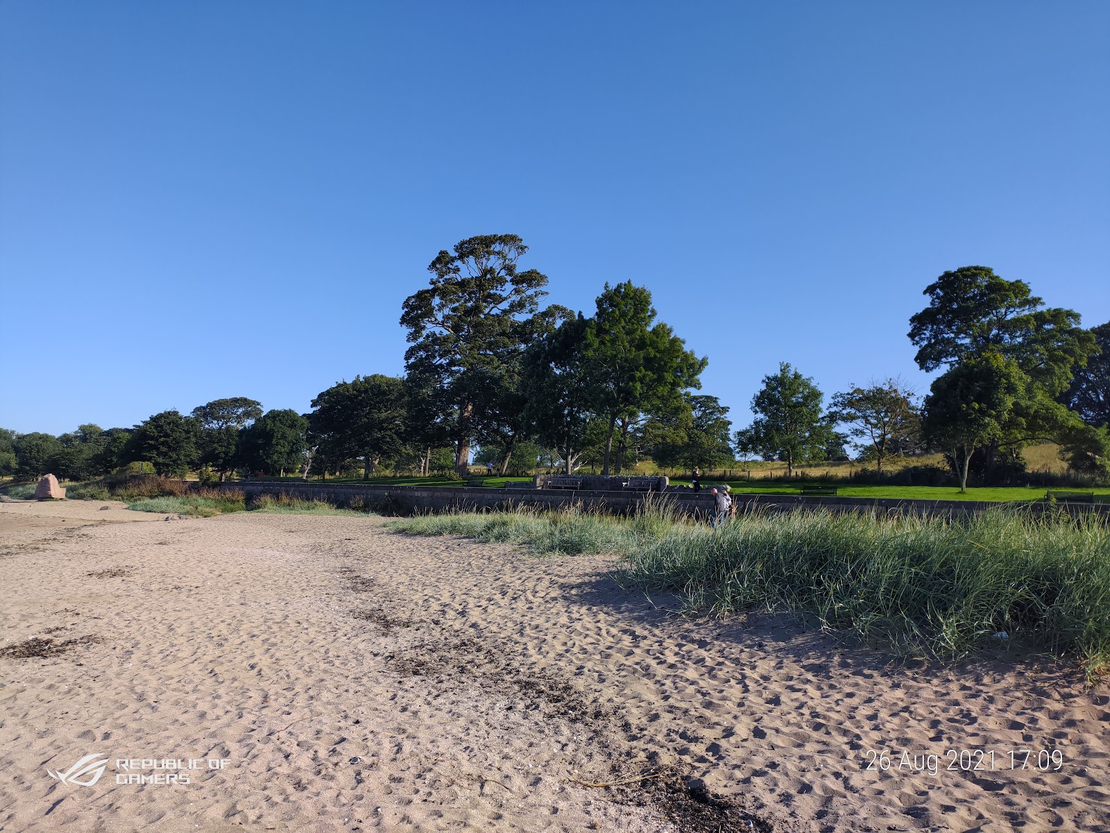 Foto de Playa de Cramond área de servicios