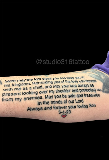 Explore pink tattoo ideas, creative tattoo ideas in Jackson Heights, available at studio 316 Tattoo & Body Piercing