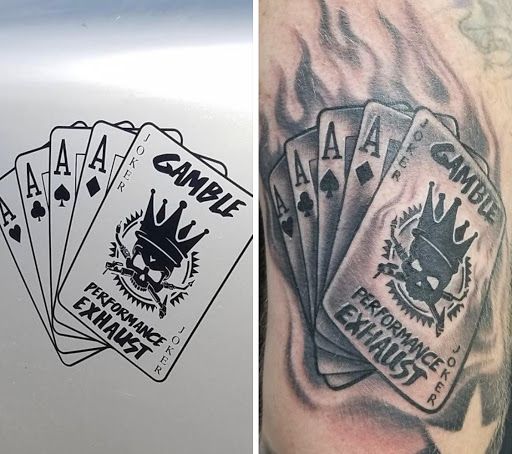 Explore royalty tattoo ideas, creative tattoo ideas in Toledo, available at 4 Nineteen Ink
