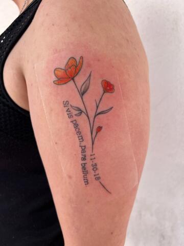 Explore tattoo ideas on forearm for woman, creative tattoo ideas in Coachella, available at Ink Devotion Tattoo & Body Piercings