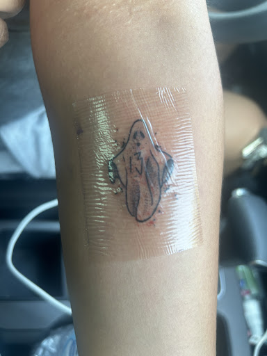 Explore john wayne tattoo ideas, creative tattoo ideas in Houston, available at The Neon Jackal Tattoo