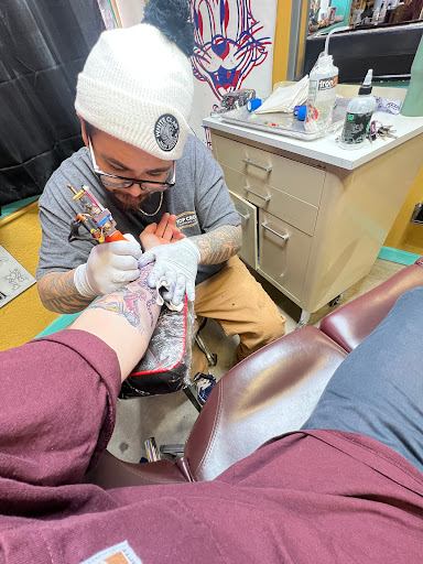 Explore pooh tattoo ideas, creative tattoo ideas in Boise, available at Born Weird Walk in Tattoo and Piercing