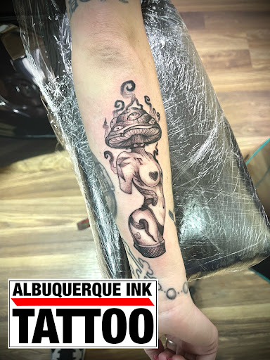 Explore semi truck tattoo ideas, creative tattoo ideas in Albuquerque, available at Albuquerque Ink tattoo College Plaza