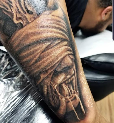 Explore small dragon ball z tattoo ideas, creative tattoo ideas in Houston, available at RS3 Studios