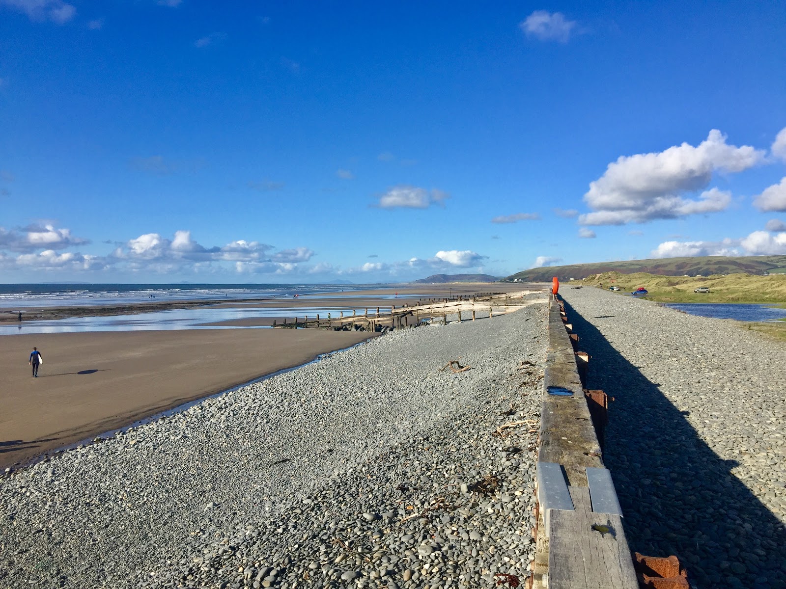 Zdjęcie Ynyslas Beach z proste i długie