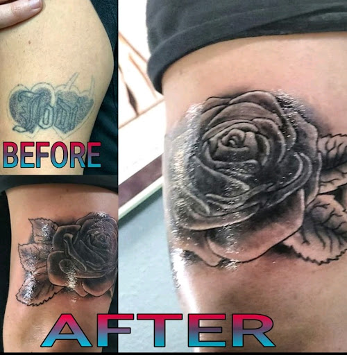 Explore cute flower tattoo ideas, creative tattoo ideas in Vancouver, available at Studio X Tattoos & Piercings