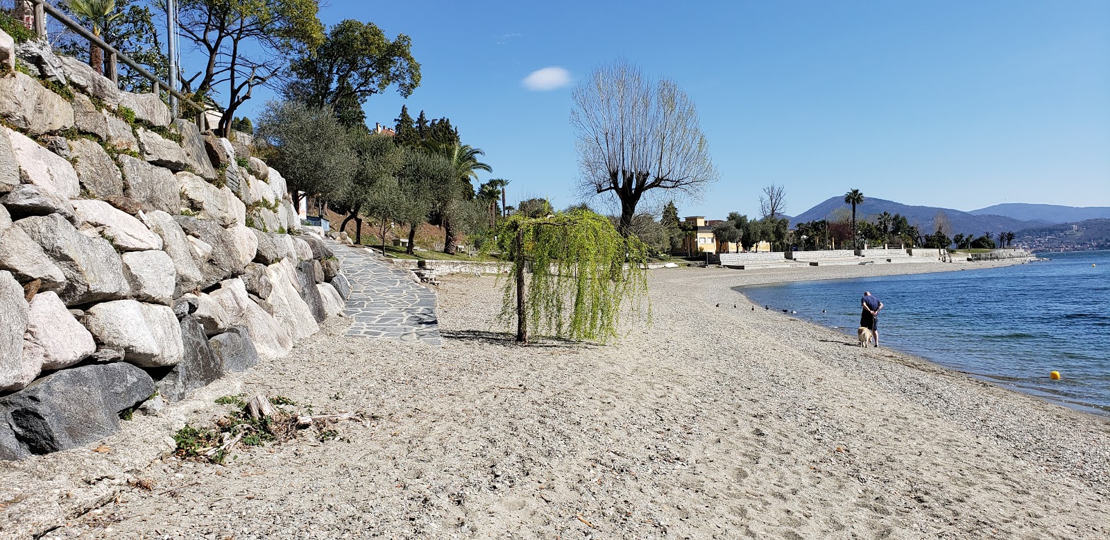 Foto di Spiaggia di Cannero con molto pulito livello di pulizia