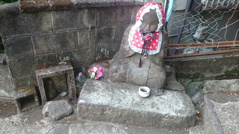 吉浜稲荷神社の丸彫単座道祖神