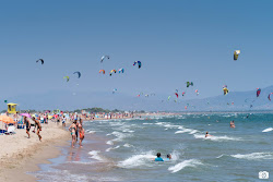 Foto di Platja de Can Martinet con costa lunga e dritta