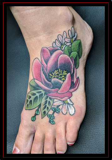 Explore pitbull dog tattoo ideas, creative tattoo ideas in Fremont, available at Eternal Tattoo And Body Piercing